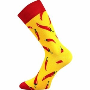 Lonka PAPRIČKY Unisex ponožky, žltá, veľkosť 35-38