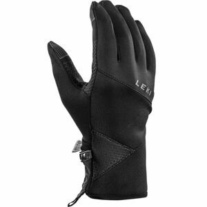 Leki TRAVERSE Unisex rukavice na bežky, čierna, veľkosť 11