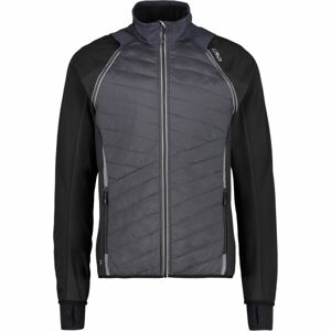 CMP MAN JACKET Pánska hybridná bunda, čierna, veľkosť 52