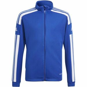 adidas SQ21 TR JKT Y Chlapčenská futbalová mikina, modrá, veľkosť 140