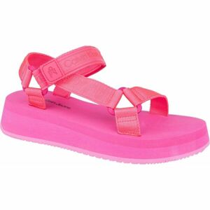 Calvin Klein PREFRESATO SANDAL 1 Dámske sandále, ružová, veľkosť 41