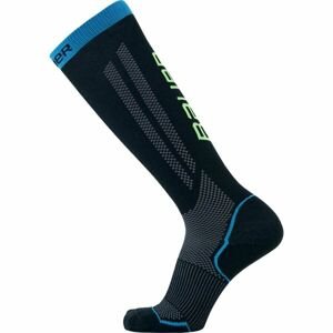 Bauer PERFORMANCE TALL SKATE SOCK Vysoké kompresné ponožky, čierna, veľkosť L