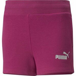 Puma ESS+SHORTS TR G Dievčenské kraťasy, ružová, veľkosť 164