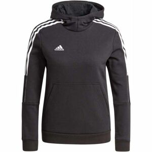 adidas TIRO21 SWEAT HOODY Pánska mikina, čierna, veľkosť 128