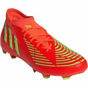 adidas PREDATOR EDGE.2 FG Pánske kopačky, červená, veľkosť 44 2/3