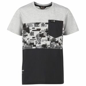Lewro JOHNNY Chlapčenské tričko, sivá, veľkosť 116-122