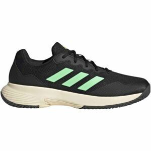 adidas GAMECOURT 2 M Pánska tenisová obuv, čierna, veľkosť 43 1/3