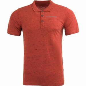 ALPINE PRO DETER Pánske tričko polo, červená, veľkosť L