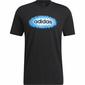 adidas POS LIN G T Pánske tričko, čierna, veľkosť L