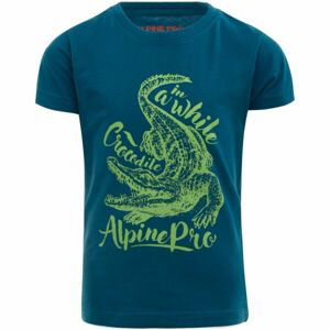 ALPINE PRO RUGGLO Chlapčenské tričko, modrá, veľkosť