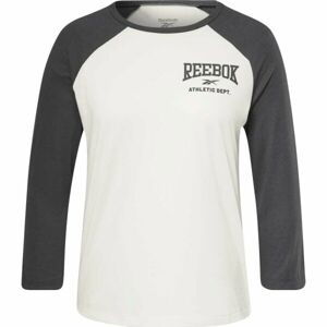 Reebok WOR SUPREMIUM 3/4 SLEEVE Dámske tričko, biela, veľkosť M