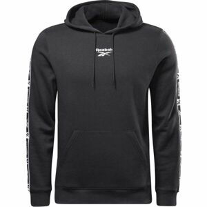 Reebok RI TAPE OTH HOODIE Pánska mikina, čierna, veľkosť L