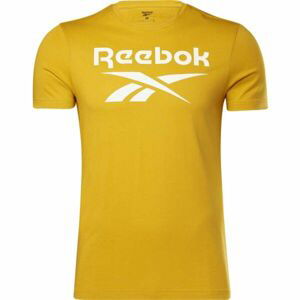 Reebok RI BIG LOGO TEE Pánske tričko, žltá, veľkosť L