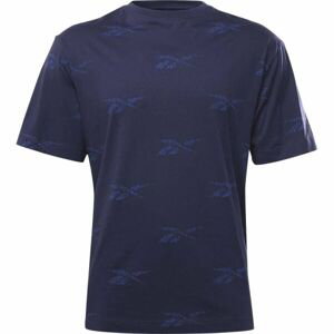 Reebok RI AOP T Pánske tričko, tmavo modrá, veľkosť 2XL