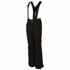 Lewro URSI Detské lyžiarske softshellové nohavice, čierna, veľkosť 140-146