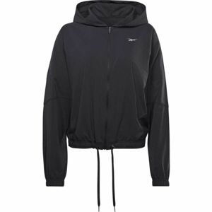 Reebok RUN WOVEN JACKET Dámska bunda, čierna, veľkosť L