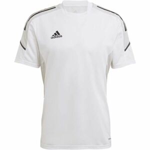 adidas CONDIVO21 TRAINING JERSEY Pánsky futbalový dres, biela, veľkosť M