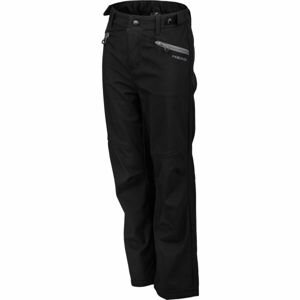 Head OULU Detské softshellové nohavice, čierna, veľkosť 164-170