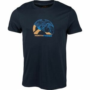 Northfinder NFSPHERE Pánske tričko na voľný čas, tmavo modrá, veľkosť XL