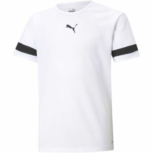 Puma TEAMRISE JERSEY JR Detské tričko, biela, veľkosť 116