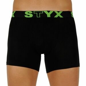 Styx MEN'S BOXERS LONG SPORTS RUBBER Pánske boxerky, čierna, veľkosť M