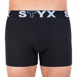 Styx MEN'S BOXERS LONG SPORTS RUBBER Pánske boxerky, čierna, veľkosť XL