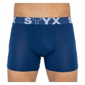 Styx MEN'S BOXERS LONG SPORTS RUBBER Pánske boxerky, modrá, veľkosť M