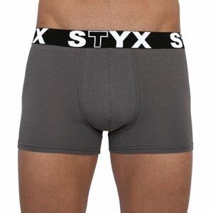 Styx Pánske boxerky Pánske boxerky, tmavo sivá, veľkosť M