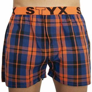 Styx MEN'S BOXERS SHORTS SPORTS RUBBER Pánske trenky, tmavo modrá, veľkosť L