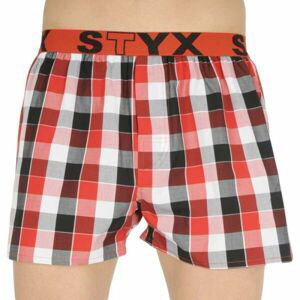 Styx MEN'S BOXERS SHORTS SPORTS RUBBER Pánske trenky, červená, veľkosť XL