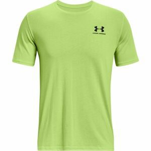 Under Armour SPORTSTYLE LC SS Pánske tričko, svetlo zelená, veľkosť M