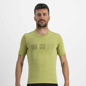 Sportful GIARA TEE Pánske cyklistické tričko, svetlo zelená, veľkosť 2XL