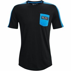 Under Armour POCKET TEE Pánske tričko s krátkym rukávom;, čierna, veľkosť XXL