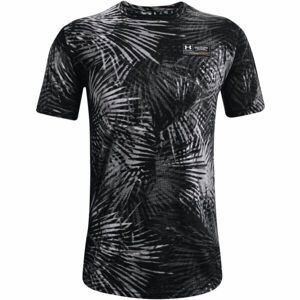 Under Armour SPORT PALM PRINT SS Pánske tričko s krátkym rukávom, čierna, veľkosť L