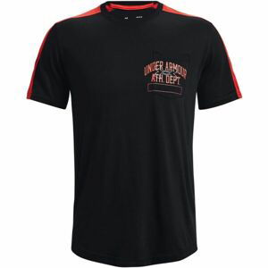 Under Armour ATHLETIC DEP T POCKET TEE Pánske tričko s krátkym rukávom, čierna, veľkosť L