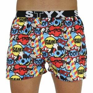 Styx MEN'S BOXERS SHORTS SPORTS RUBBER  XL - Pánske šortky