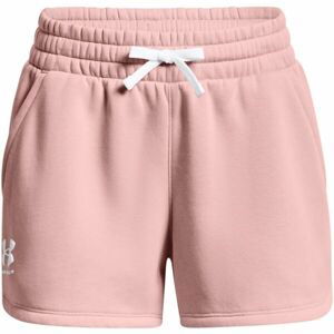 Under Armour RIVAL FLEECE SHORT Dámske kraťasy, ružová, veľkosť M