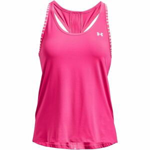 Under Armour KNOCKOUT TANK Dámske tielko, ružová, veľkosť XS