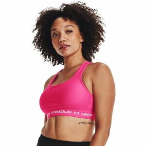 Under Armour CROSSBACK MID BRA Dámska podprsenka, ružová, veľkosť M