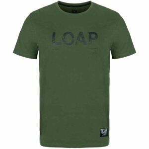 Loap ALARIC Pánske tričko, zelená, veľkosť L