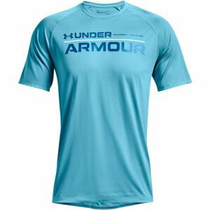 Under Armour TECH 2.0 WORDMARK SS Pánske tričko s krátkym rukávom, modrá, veľkosť XXL