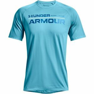 Under Armour TECH 2.0 WORDMARK SS Pánske tričko s krátkym rukávom, modrá, veľkosť S