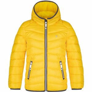 Loap INGELL Detská zimná bunda, žltá, veľkosť 112-116