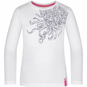 Loap BIZEL Dievčenské tričko, biela, veľkosť 112-116
