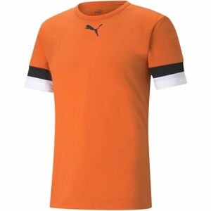 Puma teamRISE Chlapčenské futbalové tričko, oranžová, veľkosť XXXL