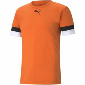 Puma teamRISE Chlapčenské futbalové tričko, oranžová, veľkosť XXL