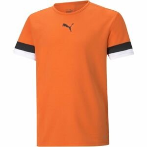 Puma TEAMRISE JERSEY JR Detské tričko, oranžová, veľkosť 164