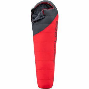 Loap BIVOUAC Múmiový spací vak, červená, veľkosť 220 cm - pravý zips