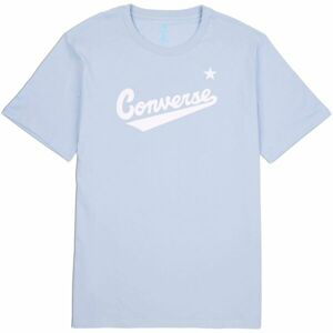 Converse CENTER FRONT LOGO TEE Pánske tričko, svetlomodrá, veľkosť XXL