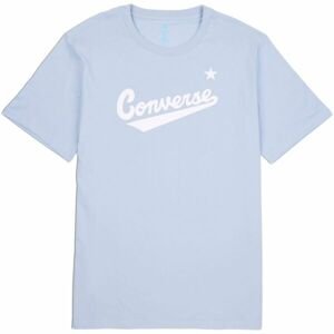 Converse CENTER FRONT LOGO TEE Pánske tričko, svetlomodrá, veľkosť L